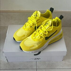 Nike Air Max 270 React Bright Yellow Sneakers